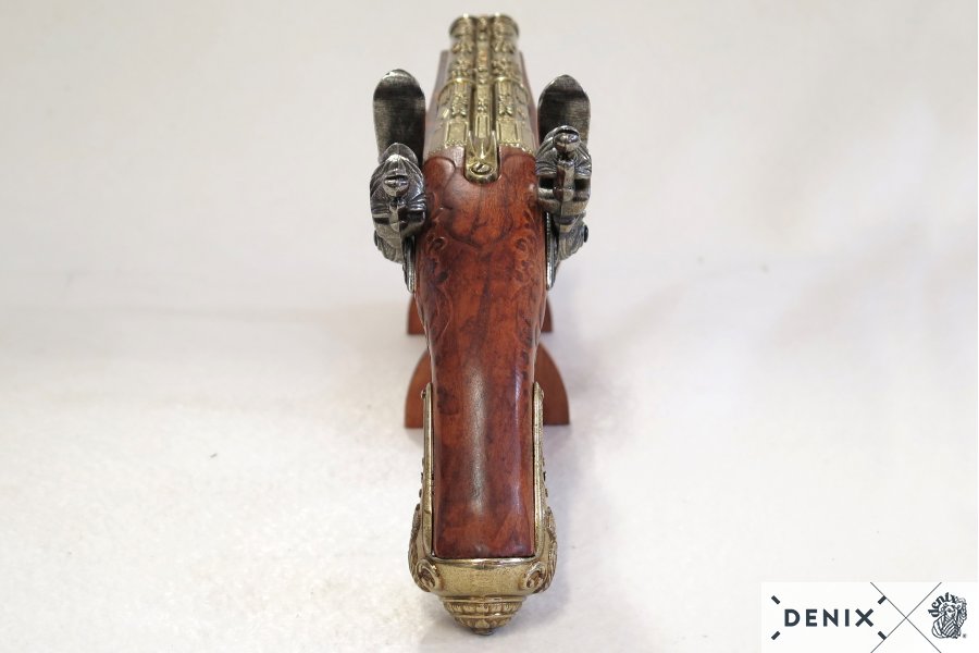 1026-denix-Napoleon-pistol-with-2-barrels–France-1806-3