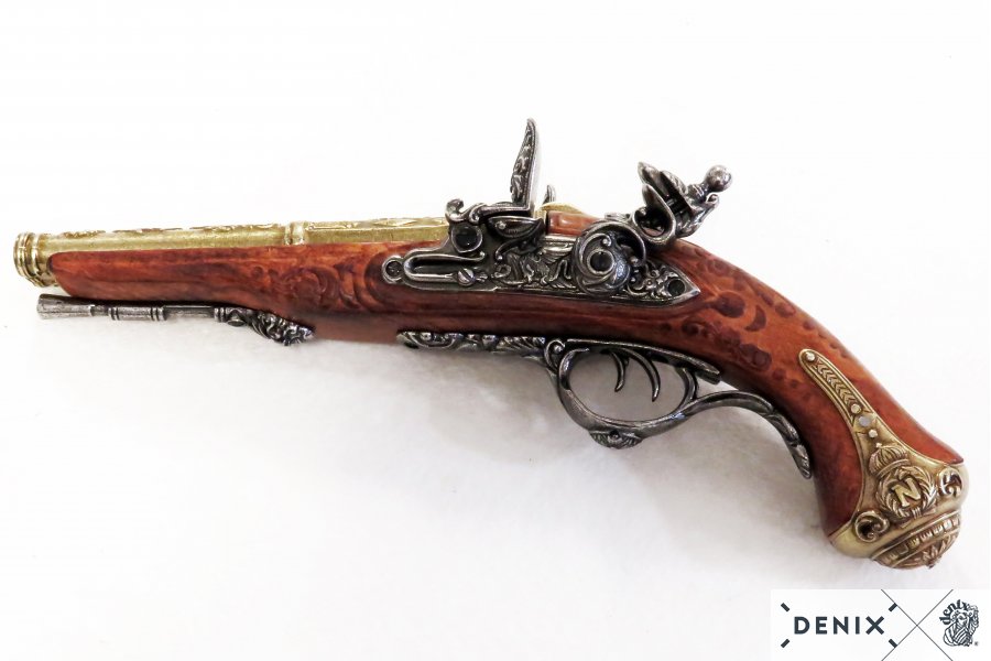 1026-denix-Napoleon-pistol-with-2-barrels–France-1806-4
