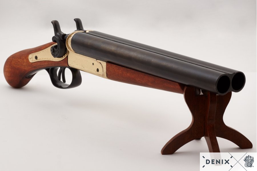 1113-5-denix-2-barreled-pistol–USA-1868