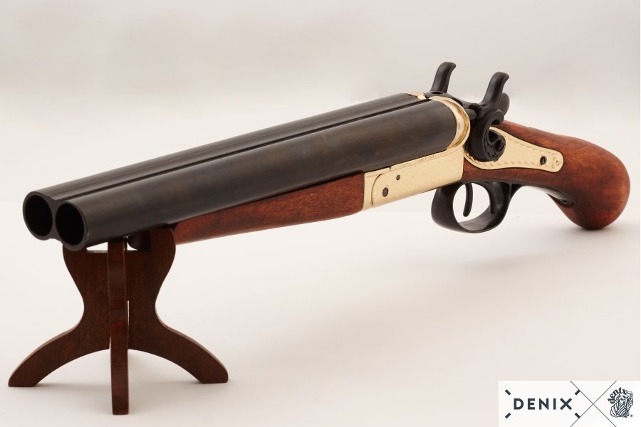 1113-6-denix-2-barreled-pistol–USA-1868