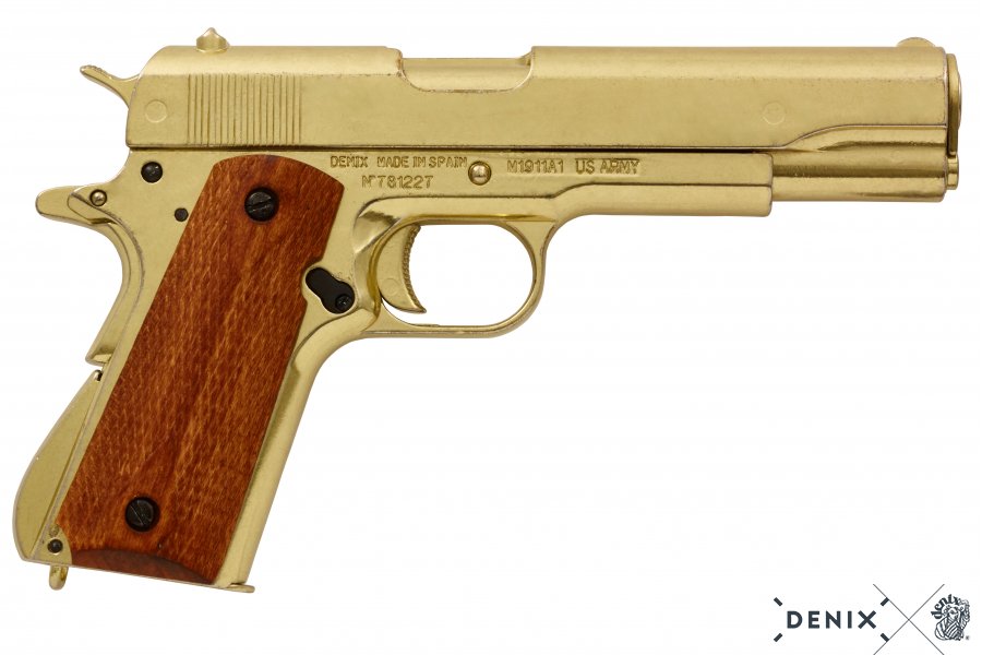 5312-denix-Automatic–45-pistol-M1911A1-USA-1911–WWI—II–2