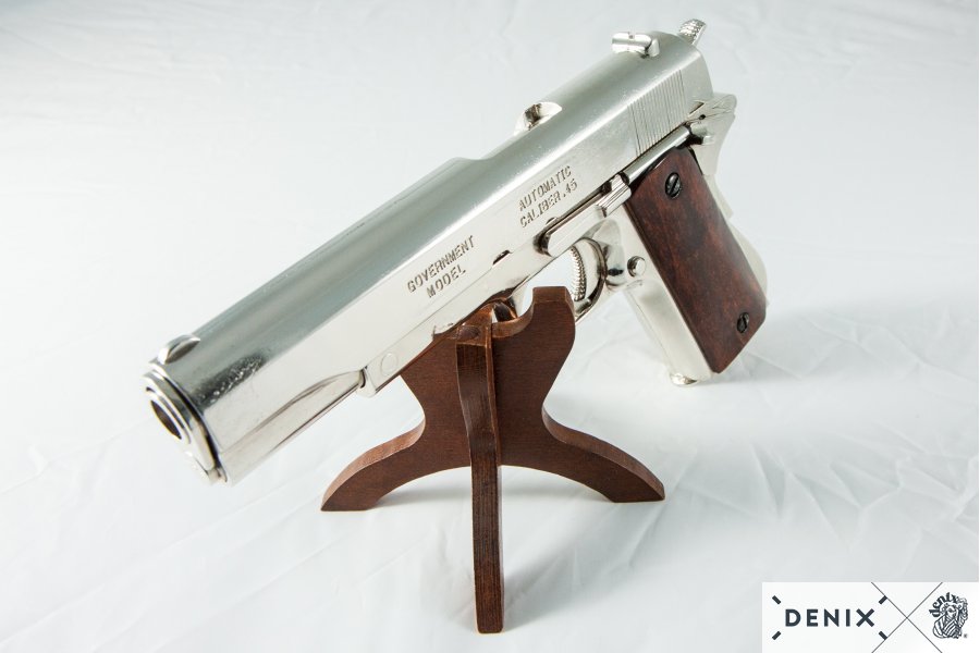 6312-denix-Automatic–45-pistol-M1911A1-USA-1911–WWI—II-5