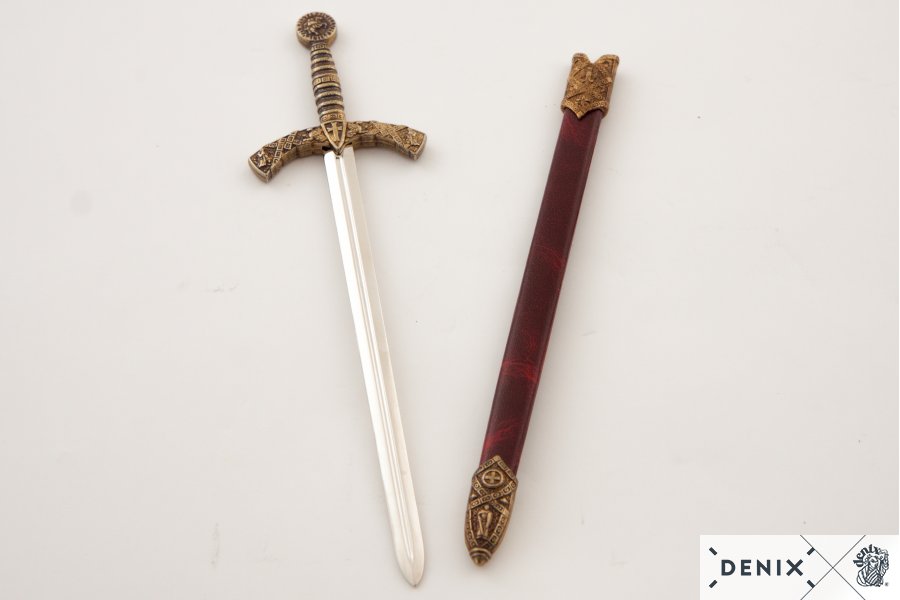 F-3066-denix-Letter-opener-knight-templar-sword-with-scabbard-3